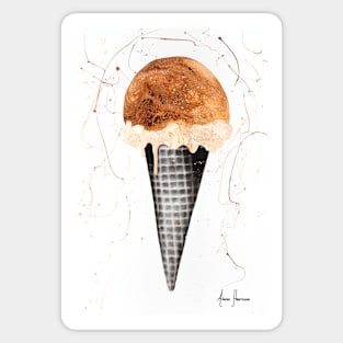 Chocolate Ice Cream Sticker